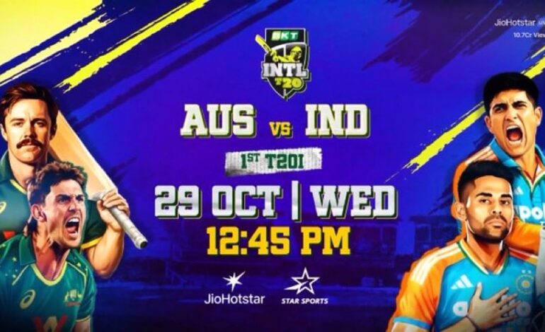 India vs Australia 1st T20I 2025 match preview and playing XI
