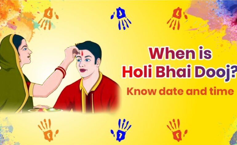 Sister applying tilak on brother’s forehead on Bhai Dooj 2025