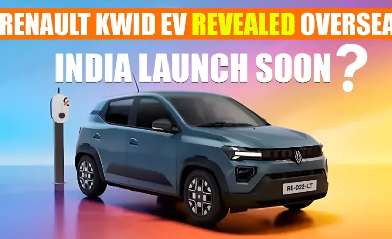 Renault Kwid E-Tech 2026 front view with LED headlights