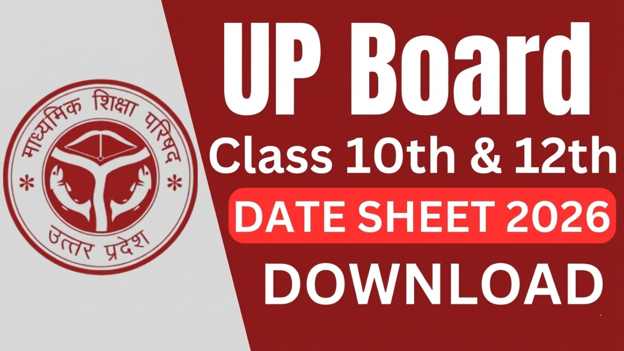 UP Board 10th & 12th Exam Date 2026 Announced: Download Time Table